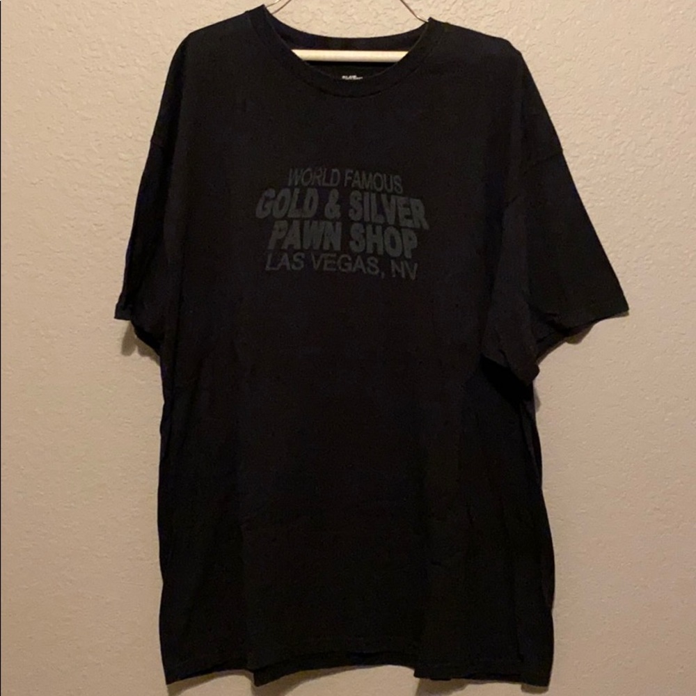 World’s famous gold & silver pawn t shirt Sz XL